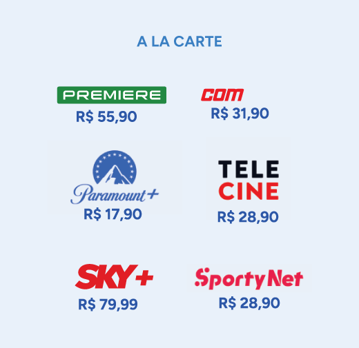 Streamings NetPrime - Grade A La Carte